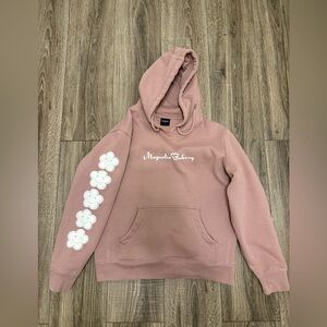 New York Or Nowhere Unisex Pink Magnolia Bakery Hoodie Size M